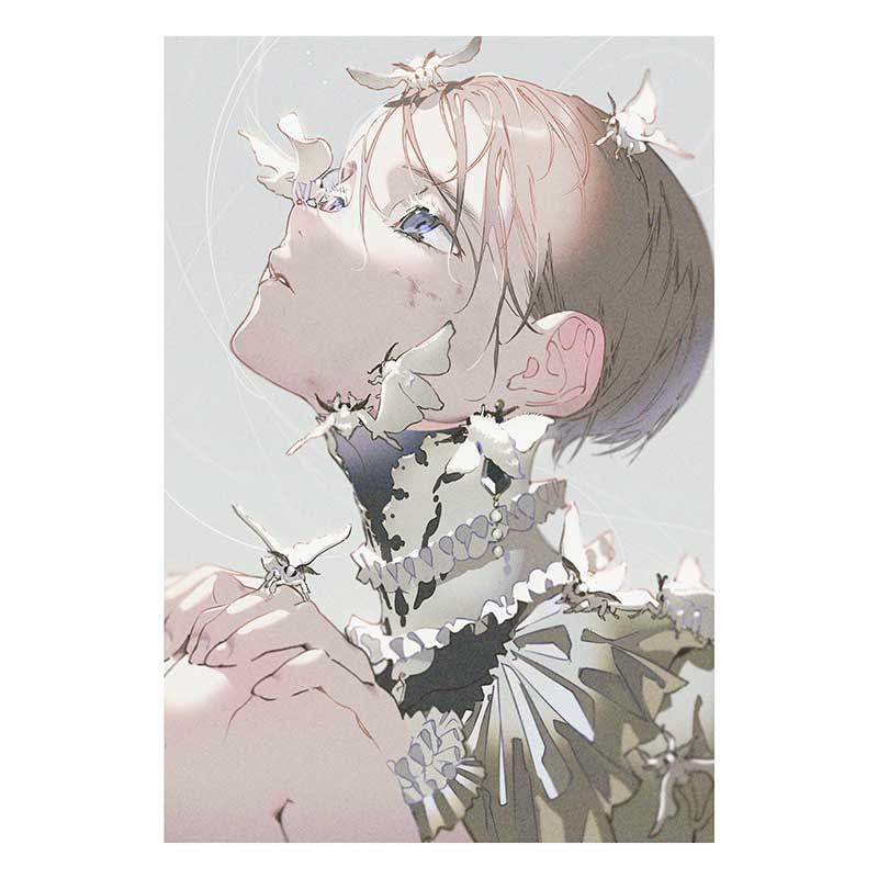 クリアポストカード Silk Moss Anicoremix Gallery Harajuku 原宿 クリアポストカード Silk Moss Anicoremix Gallery Harajuku 原宿