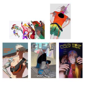 QMENG - Post Card Set A